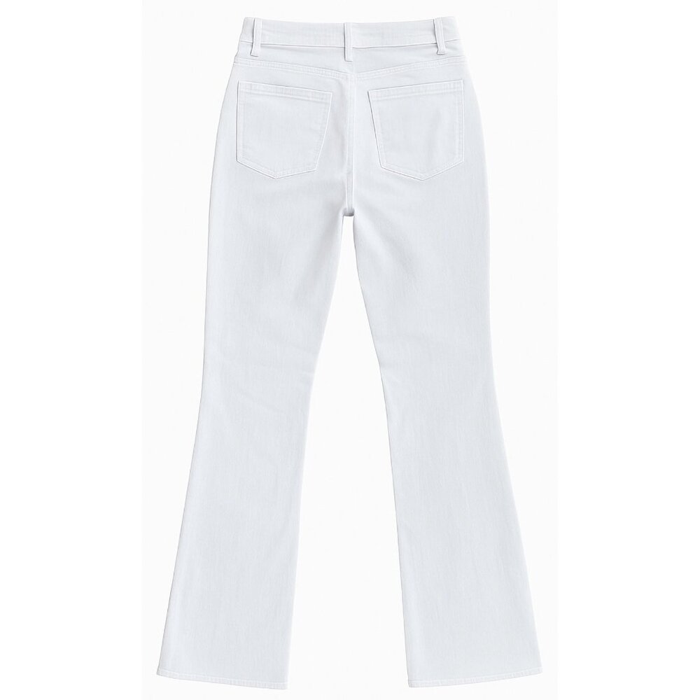 Mother Jeans The Hustler Ankle Fray Fairest of them all White 27 New With Tags - Picture 8 of 16